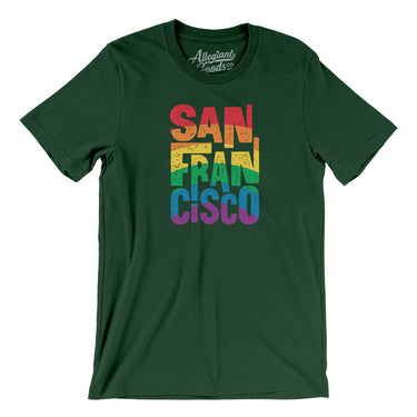San Francisco California Pride Men/Unisex T-Shirt-Allegiant Goods Co. Vintage Sports Apparel