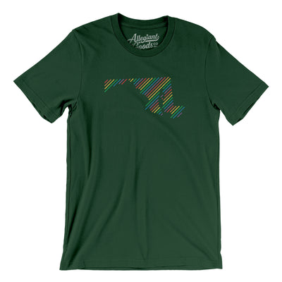 Maryland Pride State Men/Unisex T-Shirt-Forest-Allegiant Goods Co. Vintage Sports Apparel
