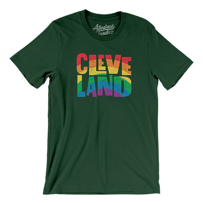 Cleveland Ohio Pride Men/Unisex T-Shirt-Forest-Allegiant Goods Co. Vintage Sports Apparel