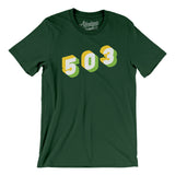 Portland 503 Area Code Men/Unisex T-Shirt-Allegiant Goods Co. Vintage Sports Apparel