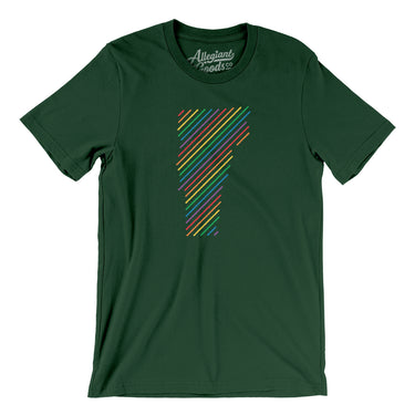 Vermont Pride State Men/Unisex T-Shirt-Allegiant Goods Co. Vintage Sports Apparel