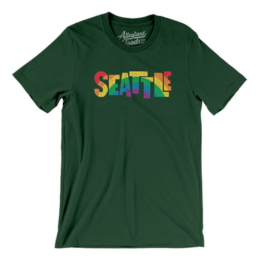 Seattle Washington Pride Men/Unisex T-Shirt-Allegiant Goods Co. Vintage Sports Apparel