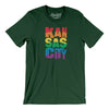 Kansas City Pride Men/Unisex T-Shirt-Forest-Allegiant Goods Co. Vintage Sports Apparel