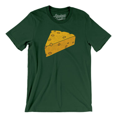 Cheesehead Men/Unisex T-Shirt-Forest-Allegiant Goods Co. Vintage Sports Apparel