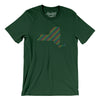 New York Pride State Men/Unisex T-Shirt-Forest-Allegiant Goods Co. Vintage Sports Apparel