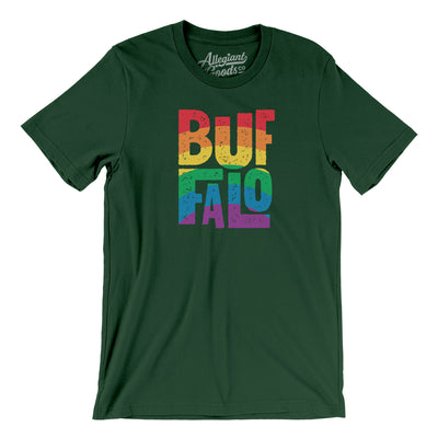 Buffalo New York Pride Men/Unisex T-Shirt-Forest-Allegiant Goods Co. Vintage Sports Apparel