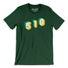Oakland 510 Area Code Men/Unisex T-Shirt-Forest-Allegiant Goods Co. Vintage Sports Apparel