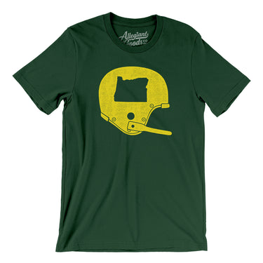 Oregon Vintage Football Helmet Men/Unisex T-Shirt-Allegiant Goods Co. Vintage Sports Apparel