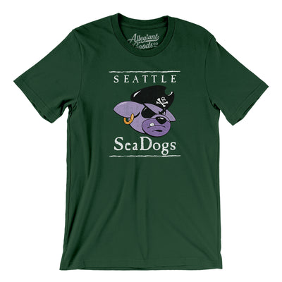 Seattle SeaDogs Soccer Men/Unisex T-Shirt-Forest-Allegiant Goods Co. Vintage Sports Apparel