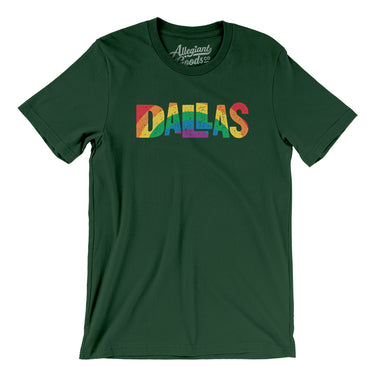 Dallas Texas Pride Men/Unisex T-Shirt-Allegiant Goods Co. Vintage Sports Apparel