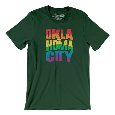 Oklahoma City Oklahoma Pride Men/Unisex T-Shirt-Allegiant Goods Co. Vintage Sports Apparel