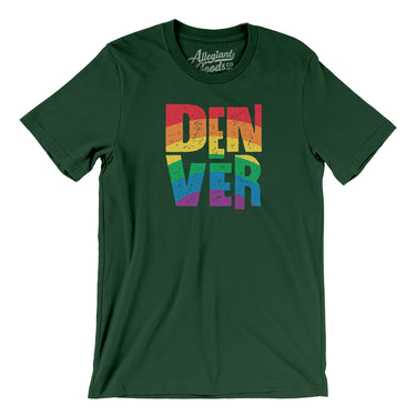 Denver Colorado Pride Men/Unisex T-Shirt-Allegiant Goods Co. Vintage Sports Apparel