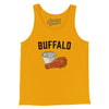Buffalo Chicken Wings Men/Unisex Tank Top-Gold-Allegiant Goods Co. Vintage Sports Apparel