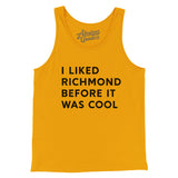 I Liked Richmond Before It Was Cool Men/Unisex Tank Top-Allegiant Goods Co. Vintage Sports Apparel