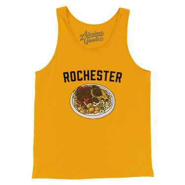 Rochester Garbage Plate Men/Unisex Tank Top-Allegiant Goods Co. Vintage Sports Apparel