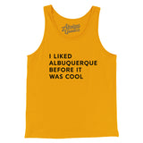 I Liked Albuquerque Before It Was Cool Men/Unisex Tank Top-Allegiant Goods Co. Vintage Sports Apparel