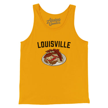Louisville Hot Brown Men/Unisex Tank Top-Allegiant Goods Co. Vintage Sports Apparel