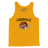 Louisville Hot Brown Men/Unisex Tank Top-Gold-Allegiant Goods Co. Vintage Sports Apparel