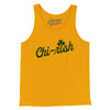 Chi-rish Men/Unisex Tank Top-Gold-Allegiant Goods Co. Vintage Sports Apparel