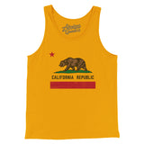 California State Flag Men/Unisex Tank Top-Allegiant Goods Co. Vintage Sports Apparel