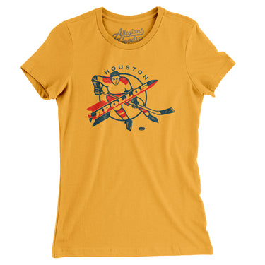 Houston Apollos Hockey Women's T-Shirt-Allegiant Goods Co. Vintage Sports Apparel