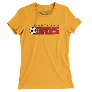 Maryland Bays Soccer Women's T-Shirt-Allegiant Goods Co. Vintage Sports Apparel