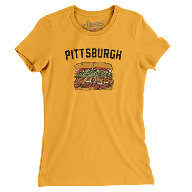 Pittsburgh Style Sandwich Women's T-Shirt-Allegiant Goods Co. Vintage Sports Apparel