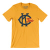 Kansas City Packers Baseball Men/Unisex T-Shirt-Gold-Allegiant Goods Co. Vintage Sports Apparel