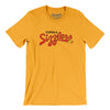 Topeka Sizzlers Basketball Men/Unisex T-Shirt-Gold-Allegiant Goods Co. Vintage Sports Apparel