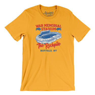 Buffalo War Memorial Stadium Men/Unisex T-Shirt-Allegiant Goods Co. Vintage Sports Apparel