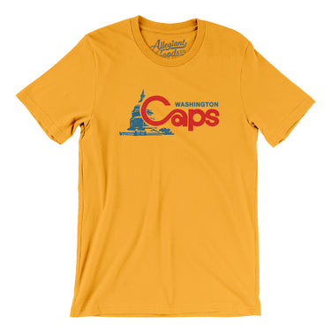 Washington Caps Defunct Basketball Men/Unisex T-Shirt-Allegiant Goods Co. Vintage Sports Apparel