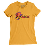 Las Vegas Flash Roller Hockey Women's T-Shirt-Allegiant Goods Co. Vintage Sports Apparel