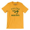 Toledo Mercurys Hockey Men/Unisex T-Shirt-Gold-Allegiant Goods Co. Vintage Sports Apparel