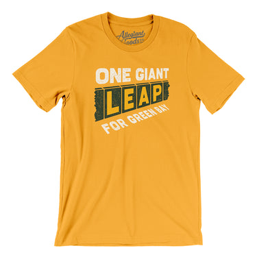 One Giant Leap For Green Bay Men/Unisex T-Shirt-Allegiant Goods Co. Vintage Sports Apparel