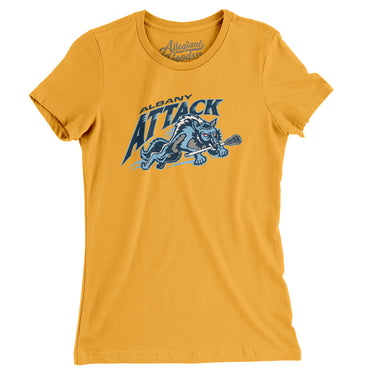 Albany Attack Lacrosse Women's T-Shirt-Allegiant Goods Co. Vintage Sports Apparel