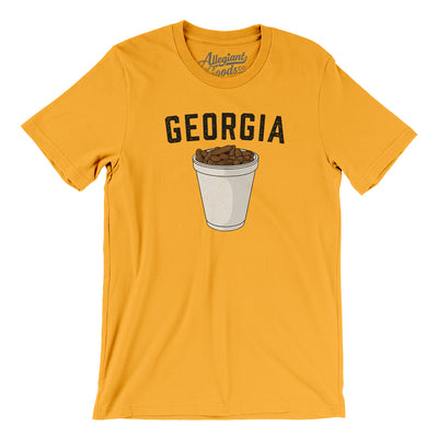 Georgia Boiled Peanuts Men/Unisex T-Shirt-Gold-Allegiant Goods Co. Vintage Sports Apparel