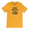 New Mexico Christmas Enchiladas Men/Unisex T-Shirt-Gold-Allegiant Goods Co. Vintage Sports Apparel