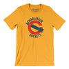 Charleston Rockets Football Men/Unisex T-Shirt-Gold-Allegiant Goods Co. Vintage Sports Apparel