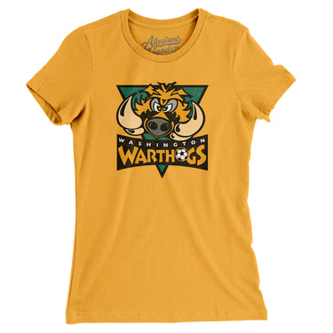 Washington Warthogs Soccer Women's T-Shirt-Allegiant Goods Co. Vintage Sports Apparel