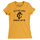 Cleveland Forest Citys Baseball Women's T-Shirt-Allegiant Goods Co. Vintage Sports Apparel