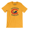 Chicago Whales Baseball Men/Unisex T-Shirt-Gold-Allegiant Goods Co. Vintage Sports Apparel