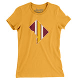 Washington D.C. Helmet Stripes Women's T-Shirt-Allegiant Goods Co. Vintage Sports Apparel