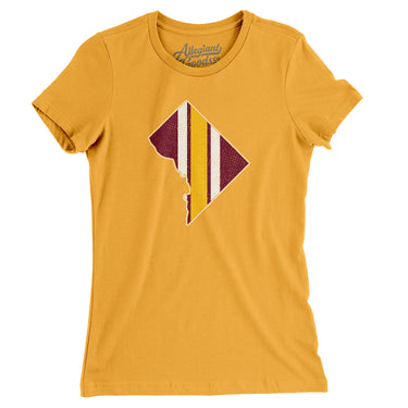 Washington D.C. Helmet Stripes Women's T-Shirt-Allegiant Goods Co. Vintage Sports Apparel