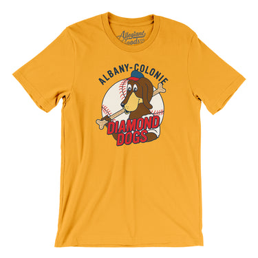 Albany-Colonie Diamond Dogs Baseball Men/Unisex T-Shirt-Allegiant Goods Co. Vintage Sports Apparel