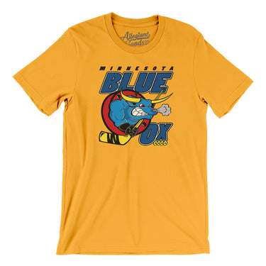 Minnesota Blue Ox Roller Hockey Men/Unisex T-Shirt-Allegiant Goods Co. Vintage Sports Apparel