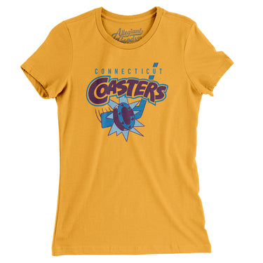Connecticut Coasters Roller Hockey Women's T-Shirt-Allegiant Goods Co. Vintage Sports Apparel