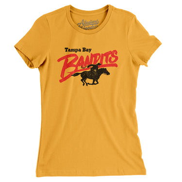 Tampa Bay Bandits Football Women's T-Shirt-Allegiant Goods Co. Vintage Sports Apparel