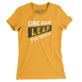 One Giant Leap For Green Bay Women's T-Shirt-Allegiant Goods Co. Vintage Sports Apparel