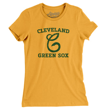 Cleveland Green Sox Baseball Women's T-Shirt-Allegiant Goods Co. Vintage Sports Apparel