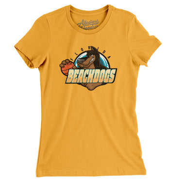 Florida Beachdogs Basketball Women's T-Shirt-Allegiant Goods Co. Vintage Sports Apparel